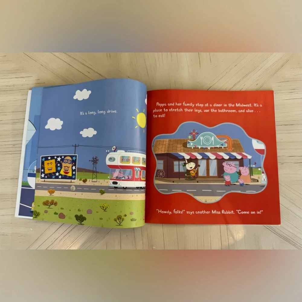 Peppa Pig Book Bundle 2 Scholastic On the Road Family Trip